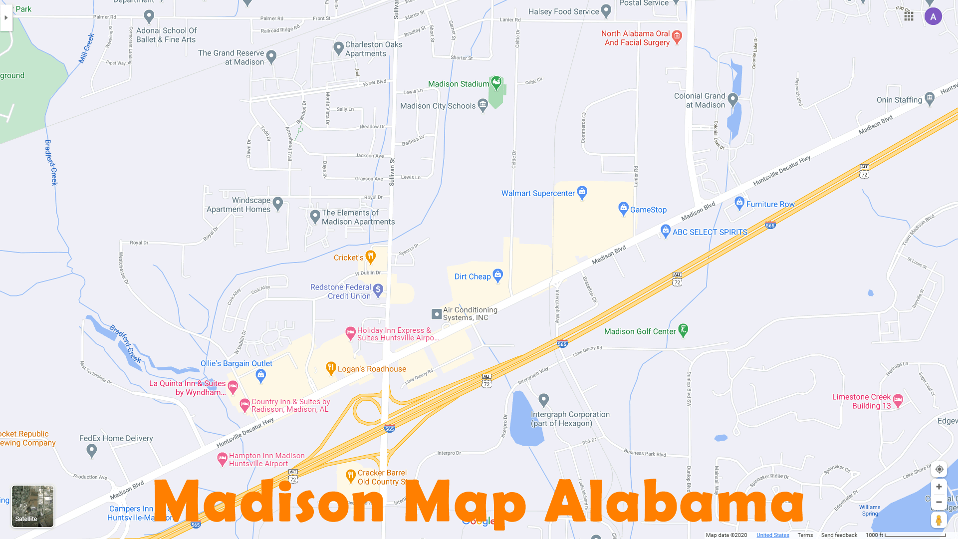 Madison map